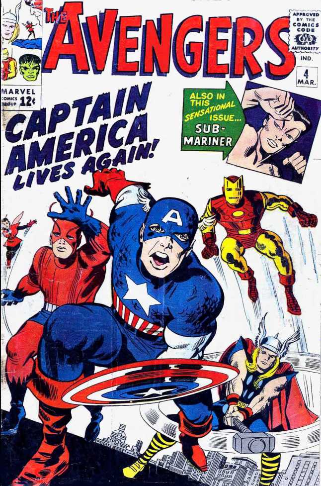 Cover art for The Avengers #4